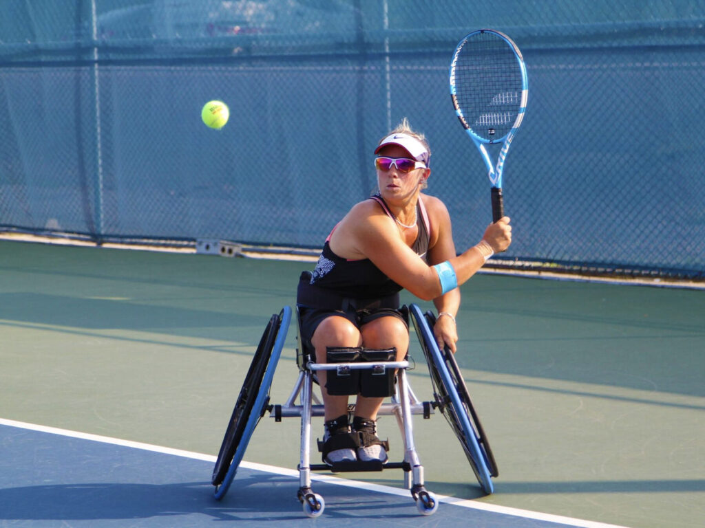 Blog wheelchair tennis 1 - Image in article: Wheelchair Tennis